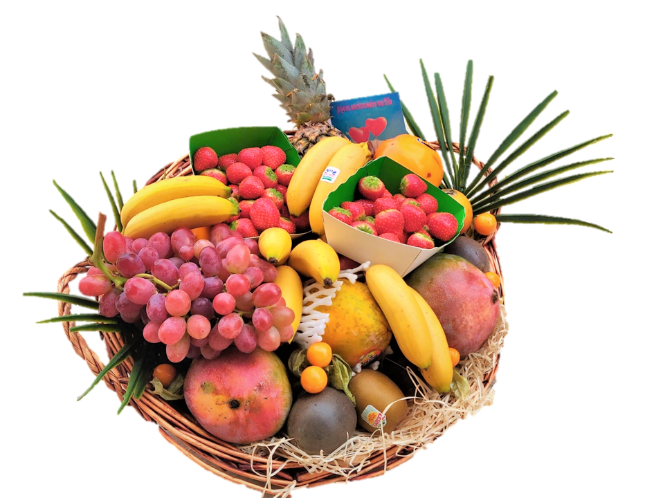 Corbeille Hawaï - Corbeille de fruits exotiques - Livraison gratuite